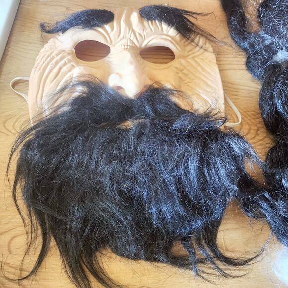 Vintage Pumpkin Time Halloween Wig Crimped Curly 60's & Extras Lot See Pictures - Picture 7 of 15